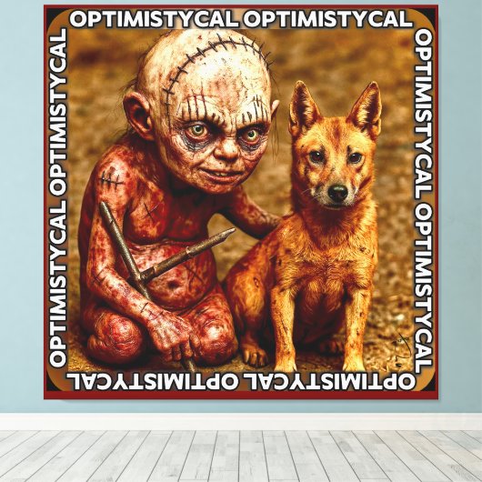 Optimistycal | LIKE YOU Collection Canvas Afdruk (Insitu (Houten vloer))