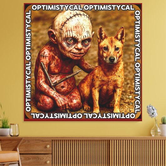 Optimistycal | LIKE YOU Collection Canvas Afdruk (Insitu (Woonkamer))
