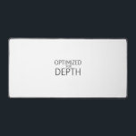 Optimized For Depth Minimalist Technical Bureaumat<br><div class="desc">Create a dedicated zone for deep work. This premium, expansive desk mat provides a high-contrast visual anchor for your setup, signaling that the current protocol is focused execution.</div>