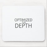 Optimized For Depth Minimalist Technical Muismat<br><div class="desc">Precision input for high-bandwidth tasks. High-quality surface featuring crisp, high-definition typography for a command center that prioritizes logical order and mental immersion.</div>
