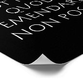 Optimum est pati quod emendare non posare poster (Hoek)