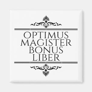 Optimus Magister Bonus Liber Magneet