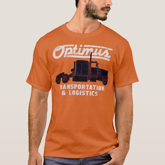 Optimus transport grappig t-shirt (Voorkant)