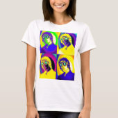 'Optimystic' Liam Gallagher Pop Art Principes T-shirt (Voorkant)