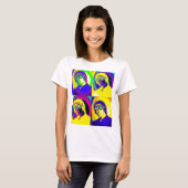 'Optimystic' Liam Gallagher Pop Art Principes T-shirt (Voorkant volledig)