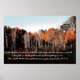 Optioneel frame zie prijs zonder frame Psalm 96:11 Poster