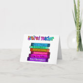 Optionele leerlingkaart kaart (Voorkant)