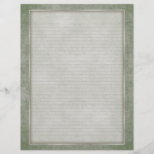 Optionele lijnen Letterhead met verouderd Lijst gr