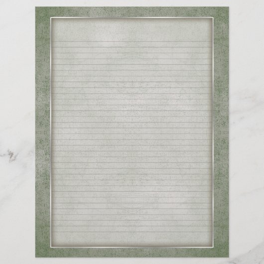 Optionele lijnen Letterhead met verouderd Lijst gr (Voorkant)