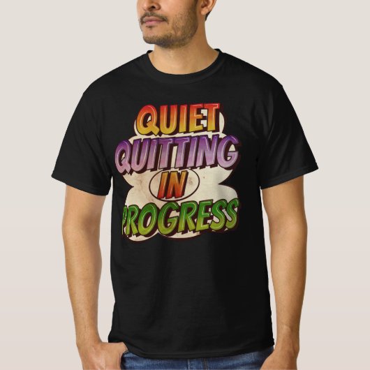 Optionele Quiting in uitvoering - Comic Book Carto T-shirt (Voorkant)
