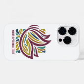 Optionele tekst met gestyleerde vlinder Case-Mate iPhone case (Achterkant (horizontaal))