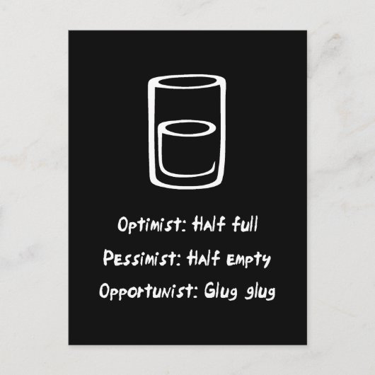 Optipessitunist Briefkaart (Voorkant)