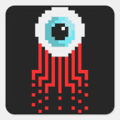 Optipus Vierkante Sticker (Voorkant)