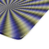 Optisch illusieglas snijplank (Hoek)