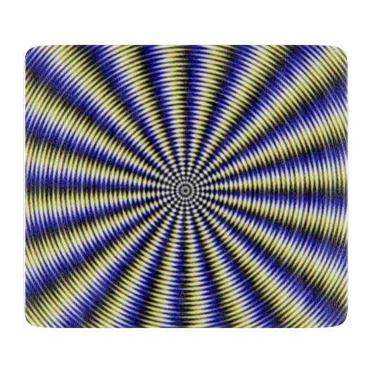 Optisch illusieglas snijplank (Voorkant)