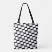 Optisch lichtpatroon. achtergrond tote bag (Achterkant)
