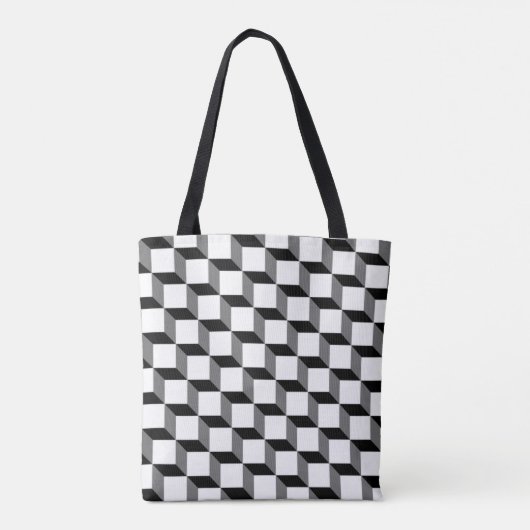 Optisch lichtpatroon.  achtergrond tote bag (Achterkant)