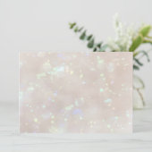 Optisch ontwerp en bleek geel dankjewel kaart (Staand voorkant)