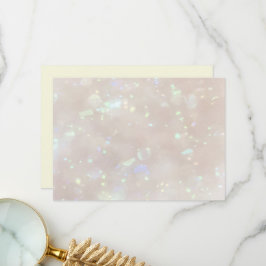 Optisch ontwerp en bleek geel dankjewel kaart