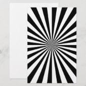 Optisch ontwerp van het draaiende wiel met zonnebr briefpapier (Voorkant / Achterkant)