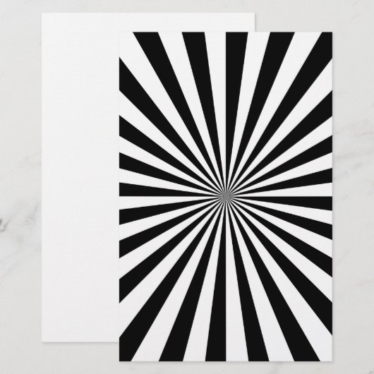 Optisch ontwerp van het draaiende wiel met zonnebr briefpapier (Voorkant / Achterkant)