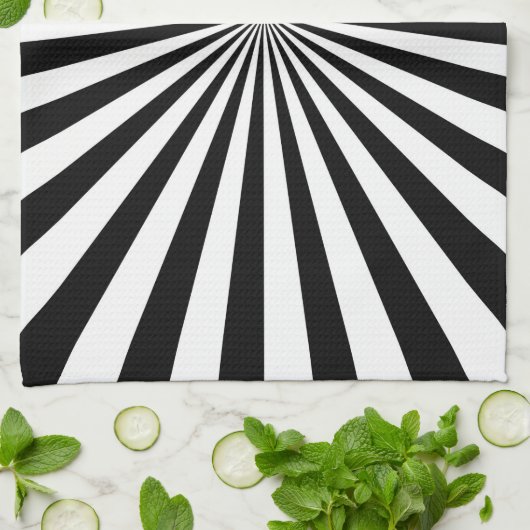 Optisch ontwerp van het draaiende wiel met zonnebr theedoek (Gevouwen)