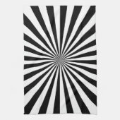 Optisch ontwerp van het draaiende wiel met zonnebr theedoek (Verticaal)