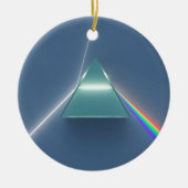 Optisch prisma reflecterend en reflecterend licht keramisch ornament (Voorkant)