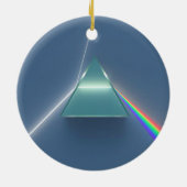 Optisch prisma reflecterend en reflecterend licht keramisch ornament (Achterkant)