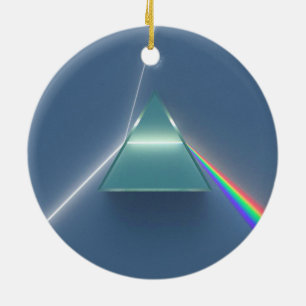 Optisch prisma reflecterend en reflecterend licht keramisch ornament