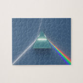 Optisch prisma reflecterend en reflecterend licht legpuzzel (Horizontaal)