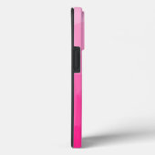 Optisch roze gradiënt Geometrisch netpatroon Case-Mate iPhone Case (Achterkant / Rechts)