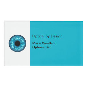 Optisch thema Naam Opticien-personeel Naambadge