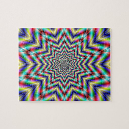 Optisch uitdagende Star Puzzle Legpuzzel (Horizontaal)