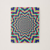 Optisch uitdagende Star Puzzle Legpuzzel (Verticaal)