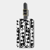 Optisch-violinverlichting Bagagelabel (Voorkant verticaal)