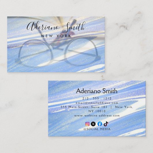 OPTISCH VISITEKAARTJE (Voorkant / Achterkant)