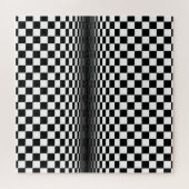 optisch zwart wit contrast legpuzzel (Horizontaal)