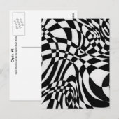 Optische #1 door Michael Moffa c1991 Briefkaart (Voorkant / Achterkant)