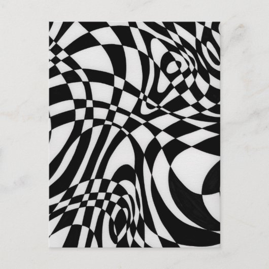 Optische #1 door Michael Moffa c1991 Briefkaart (Voorkant)