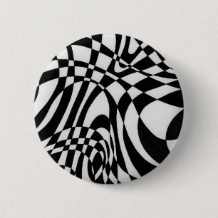 Optische #1 door Michael Moffa c1991 Ronde Button 5,7 Cm