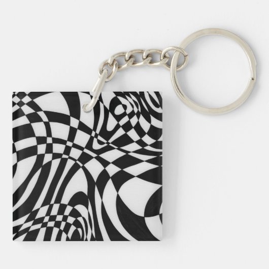 Optische #1 door Michael Moffa c1991 Sleutelhanger (Achterkant)