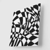 Optische #1 door Michael Moffa c1991 Vierkante Klok (Hoek)