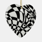 Optische #1a door Michael Moffa Keramisch Ornament (Rechts)