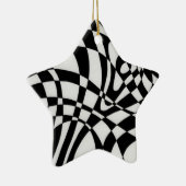 Optische #1a door Michael Moffa Keramisch Ornament (Rechts)