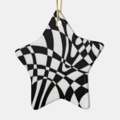 Optische #1a door Michael Moffa Keramisch Ornament (Links)