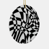 Optische #1a door Michael Moffa Keramisch Ornament (Rechts)