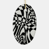 Optische #1a door Michael Moffa Keramisch Ornament (Rechts)