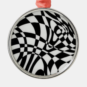 Optische #1a door Michael Moffa Metalen Ornament