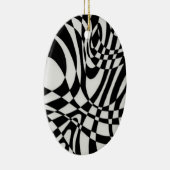 Optische #1b door Michael Moffa Keramisch Ornament (Rechts)